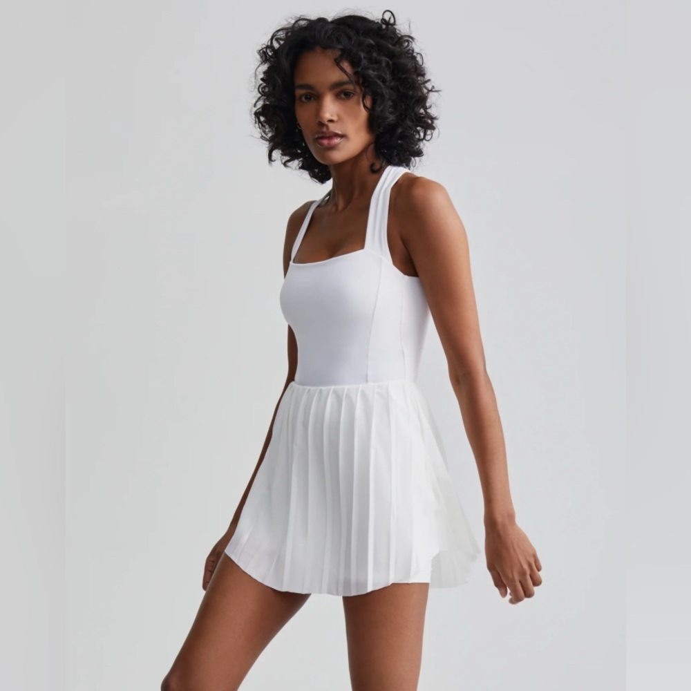 Varley Carina Dress in White XS